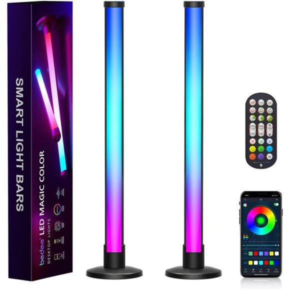 Smart LED Light Bars - RGB Wall Lights Ambiance Lighting  with 8 Scene Modes - Picture 1 of 6